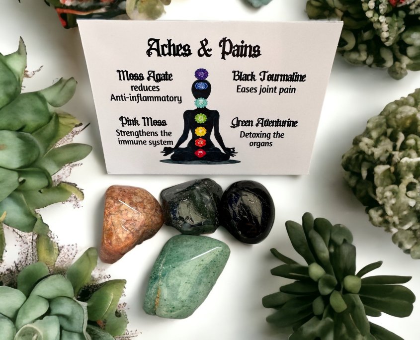 Aches & Pains Crystal Healing Packs