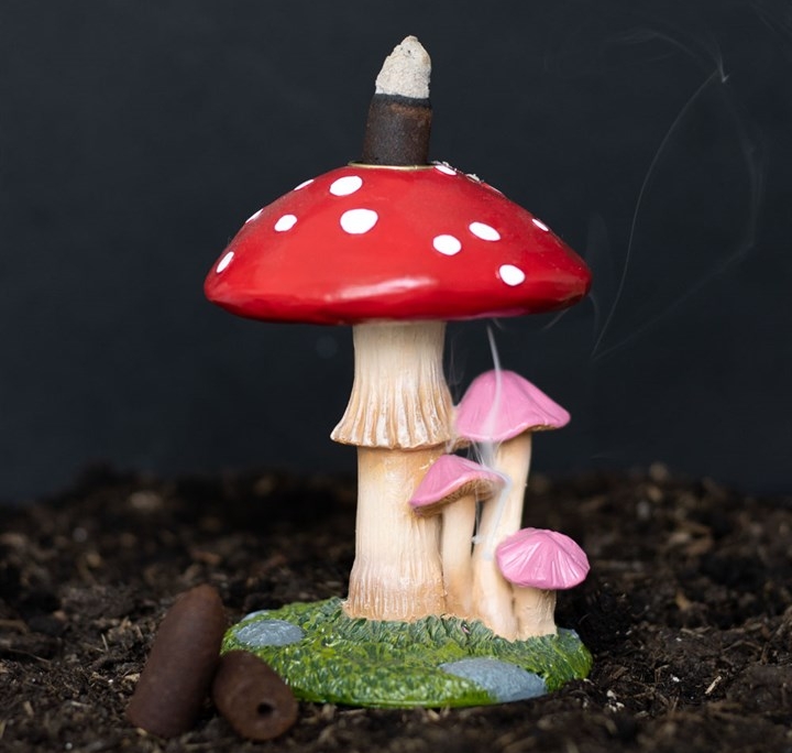 Mushroom Backflow Incense Burner